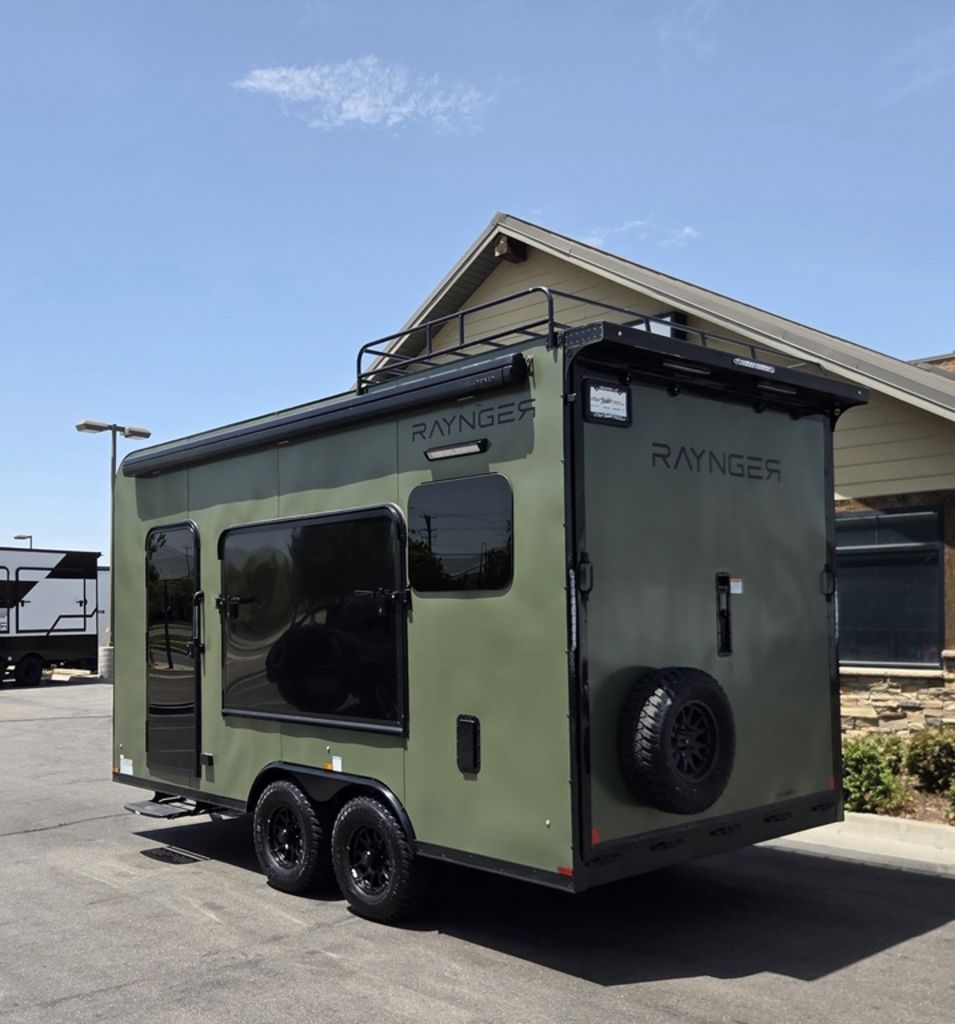 2026 Raynger 8x16 / 8.5x16 10K Toy Hauler Travel Trailer Fridge/Microwave TRIPLE TENT!!! New