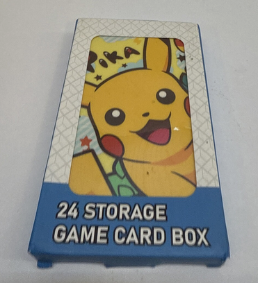 24 Magnetic Portable Game Card Case Cover Storage Box Holder For Switch-Pikachu
