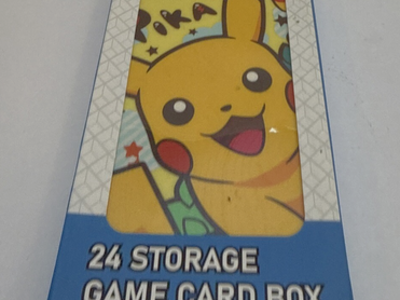 24 Magnetic Portable Game Card Case Cover Storage Box Holder For Switch-Pikachu