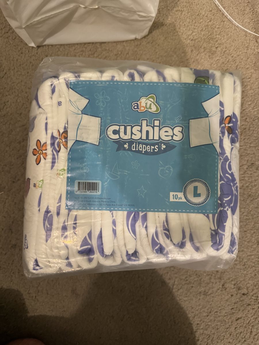 Abu Cushies rare discontinued adult diaper