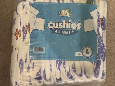 Abu Cushies rare discontinued adult diaper