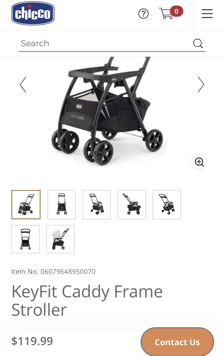 Chicco KeyFit Caddy Frame Stroller