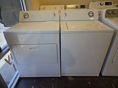whirpool washer and electric dryer