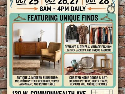 Huge Estate Sale - Furniture, Designer Clothes, and Home Goods in Salt Lake City