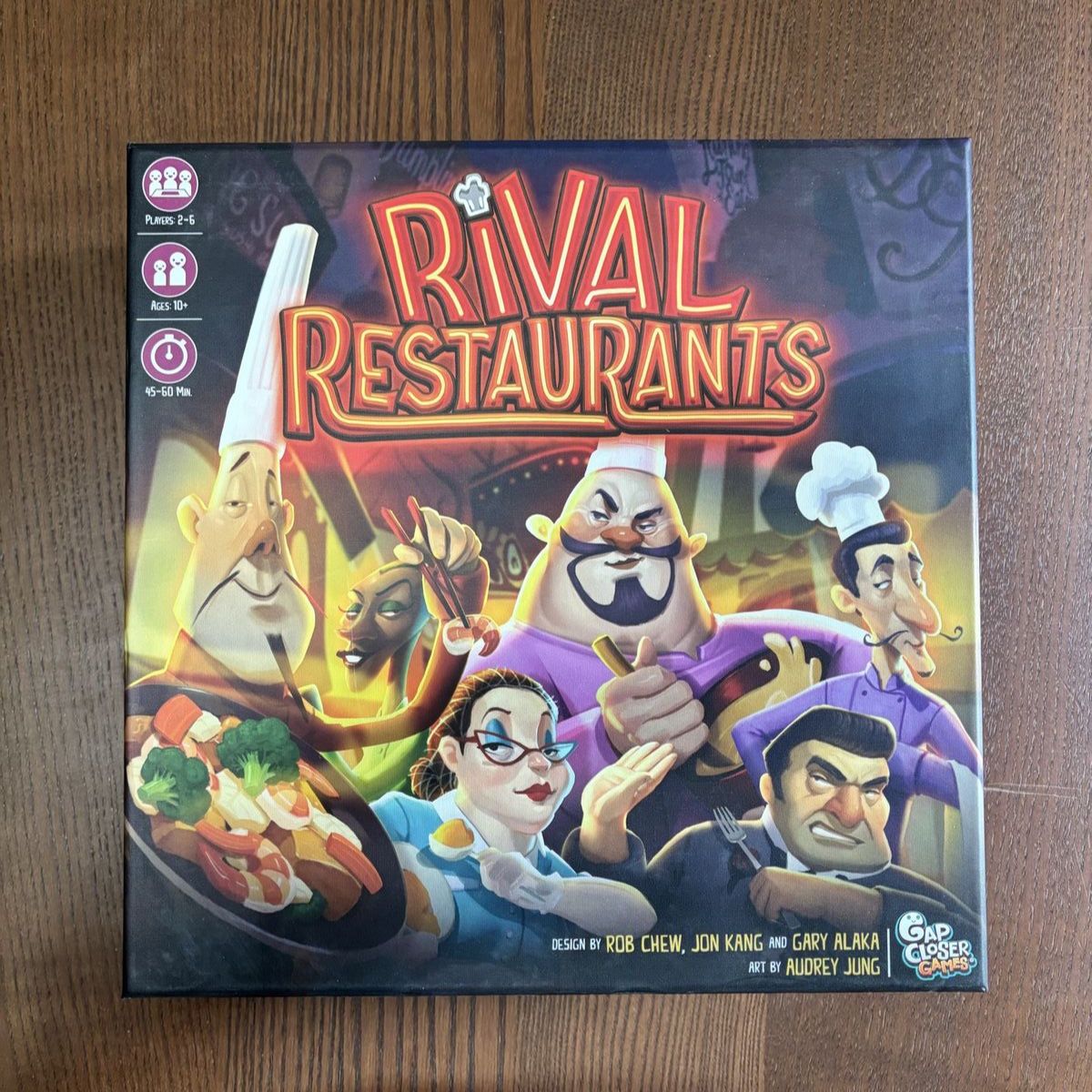 Rival Restaurants Board Game