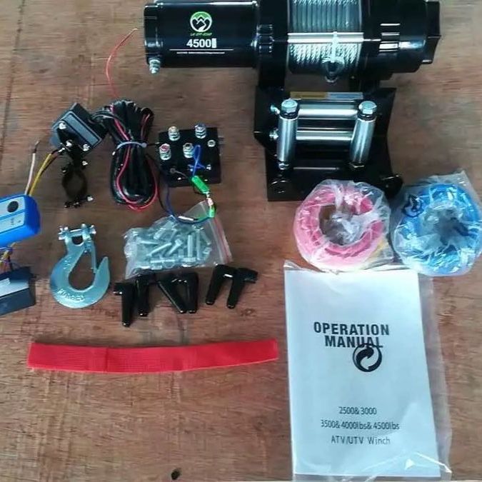 4500 lbs UTV winch w/ wireless remote