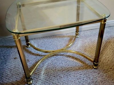 Glass Side Table
