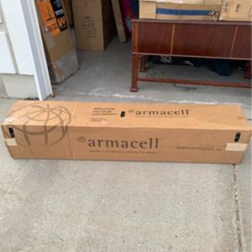 Case Armacell Tubolit Self-Seal Pipe Insulation – 300 Ft (50 Tubes)