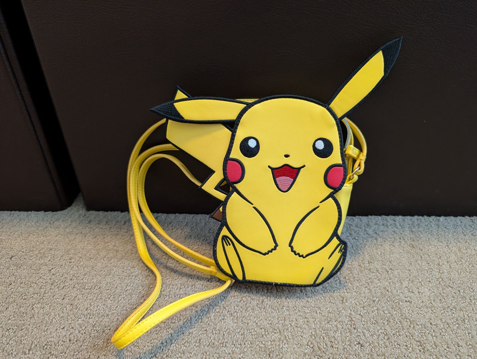 Pokemon Pikachu Yellow Crossbody Bag Purse