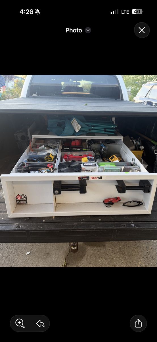 Sliding tool box Jobox StorAll Steel Drawer Unit Truck Bed Storage