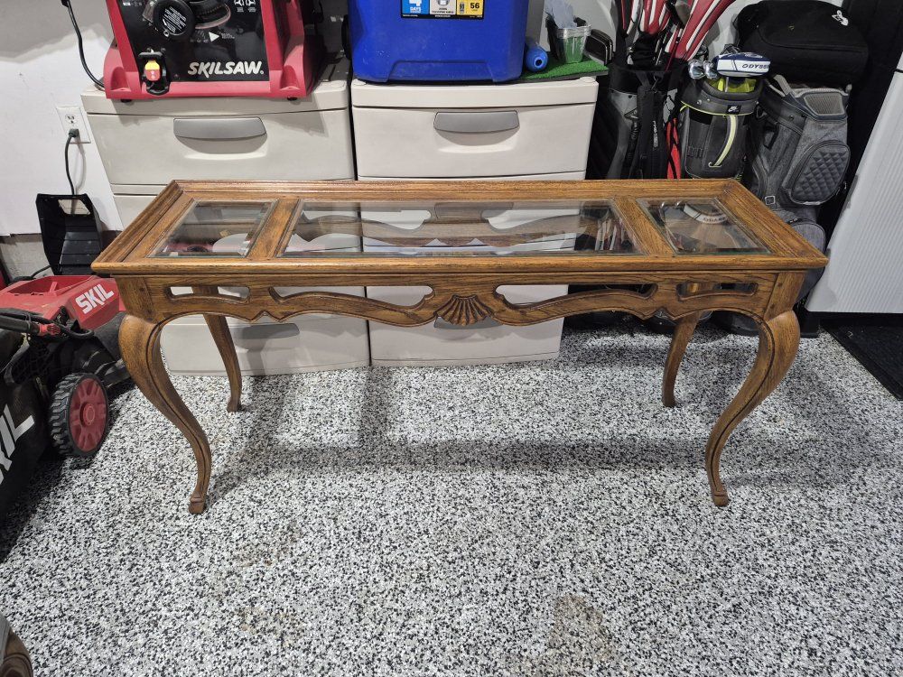 Vintage 80's Drexel Heritage Sofa Table
