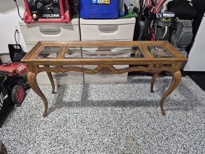 Vintage 80's Drexel Heritage Sofa Table