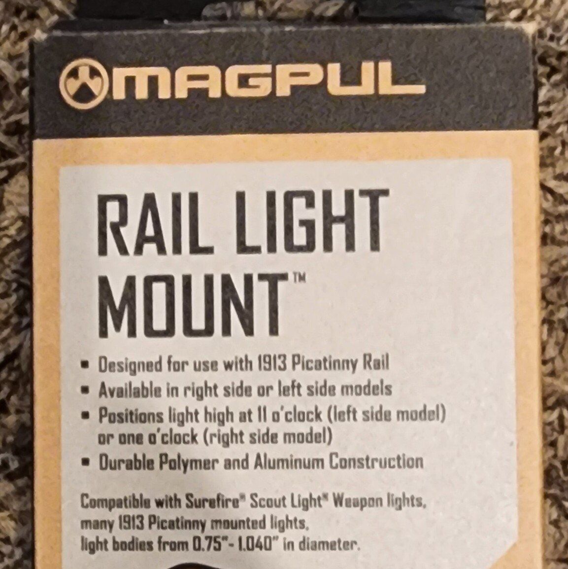 Magpul Rail light mount