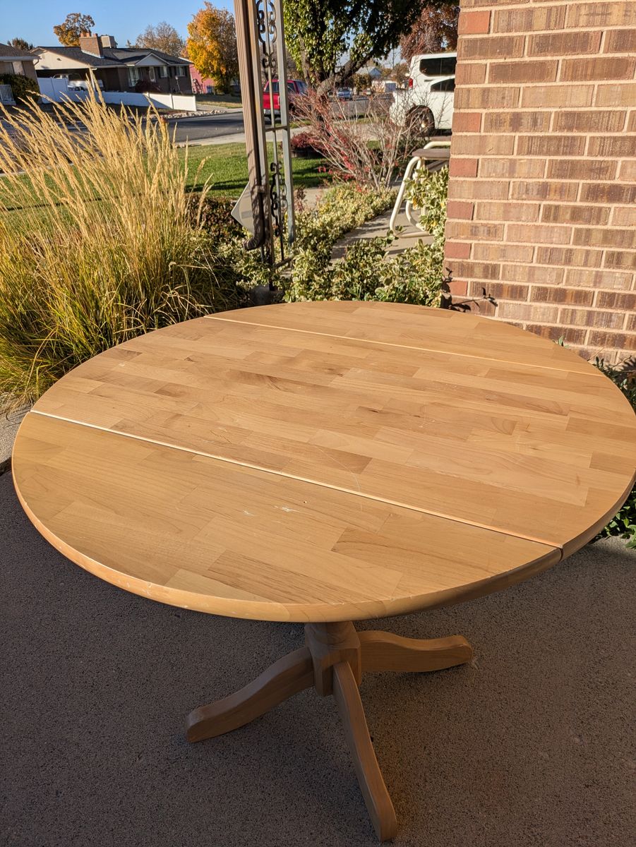 Lovely All Wood Drop Leaf TAble