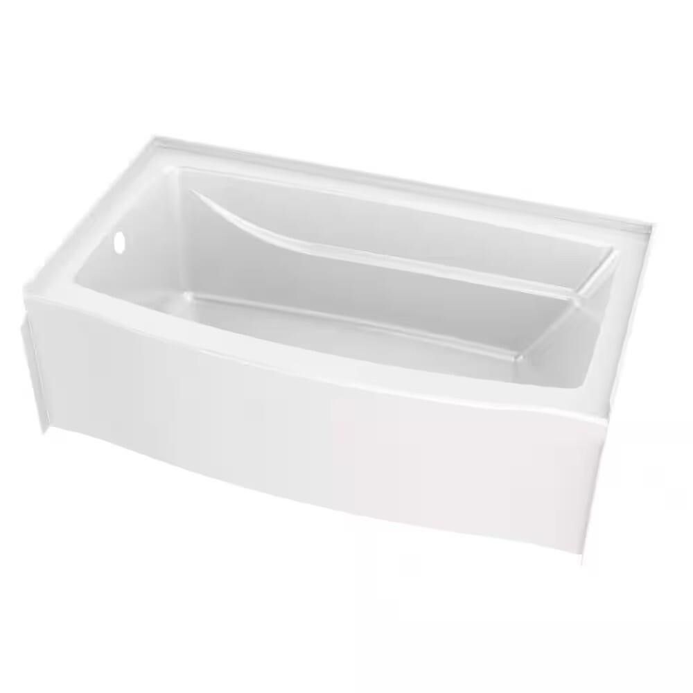 new 60"L x 32"W Classic 500 Curve Alcove Bathtub White left hand