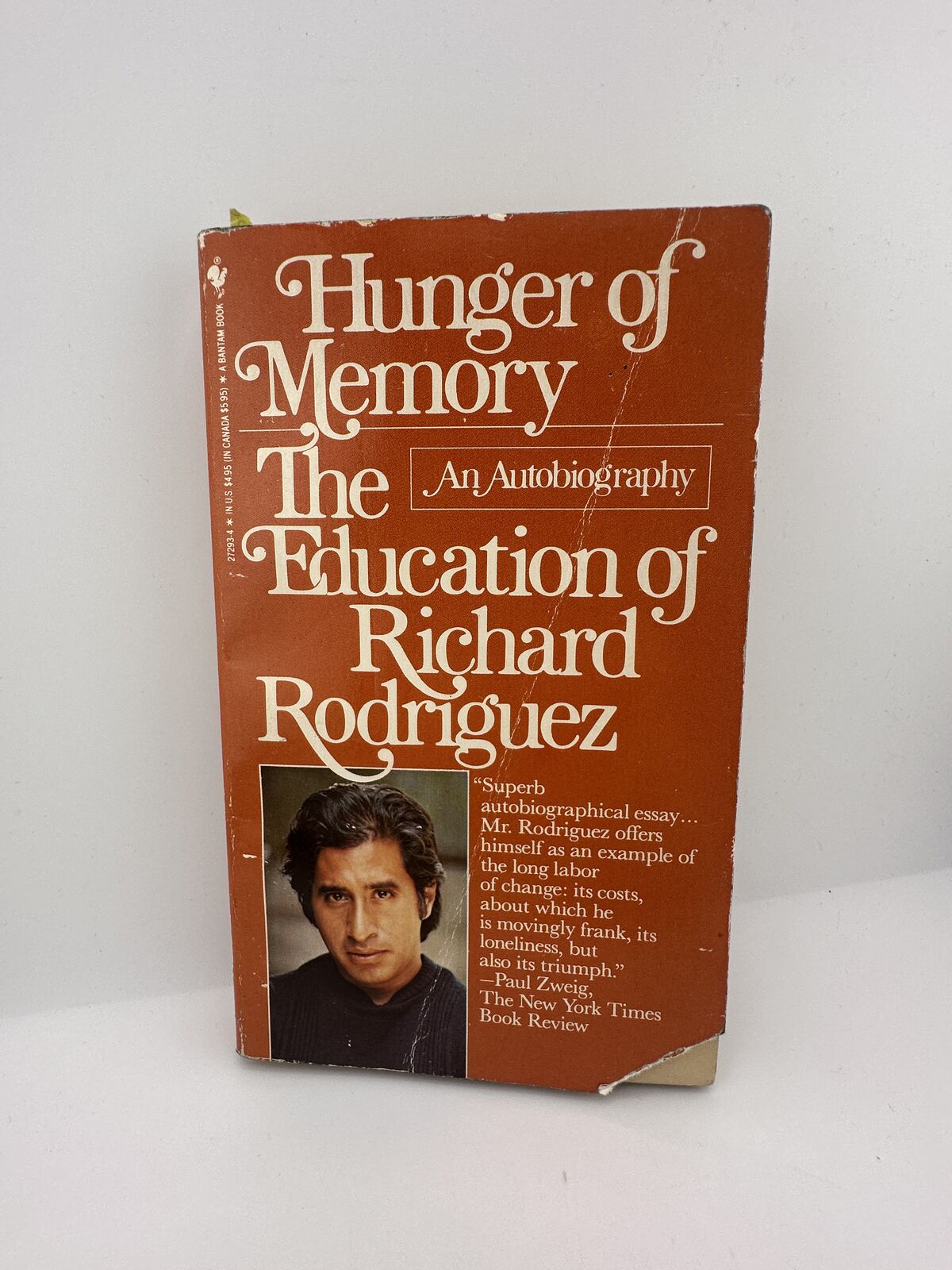 Hunger of Memory Richard Rodriguez 1982 Bantam PB Autobiography