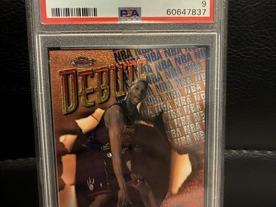 1997-98 Topps Finest Tracy McGrady PSA 9 MINT Rookie Card