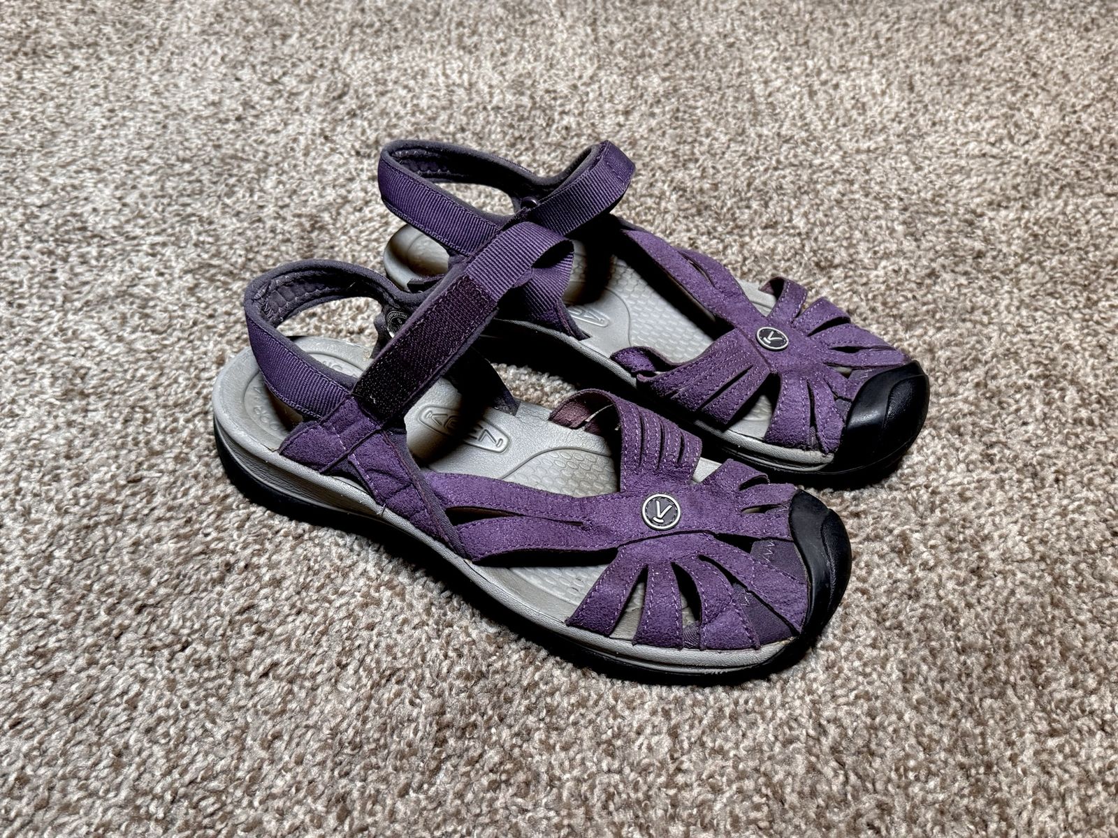 Women’s 8 Toadstool Purple KEEN Rose Sandals