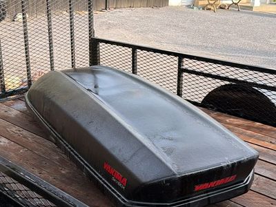 Yakima SkyBox Cargo Roof Top Carrier - Black, Weatherproof Storage