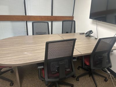 Conference Room Wall Table and Chairs