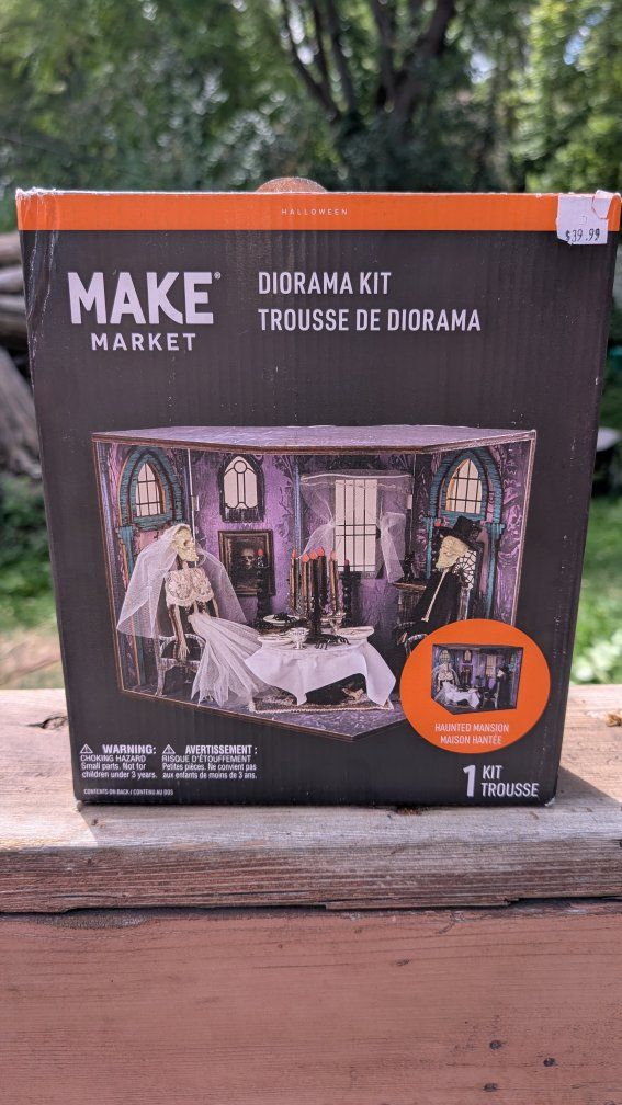 Make Market Halloween Skeleton Bride Diorama Kit