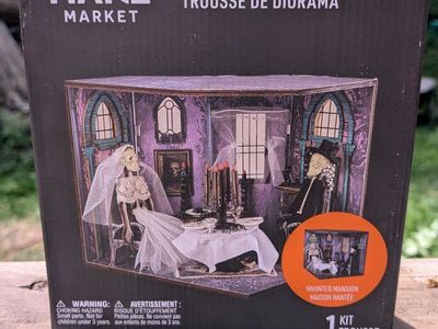 Make Market Halloween Skeleton Bride Diorama Kit
