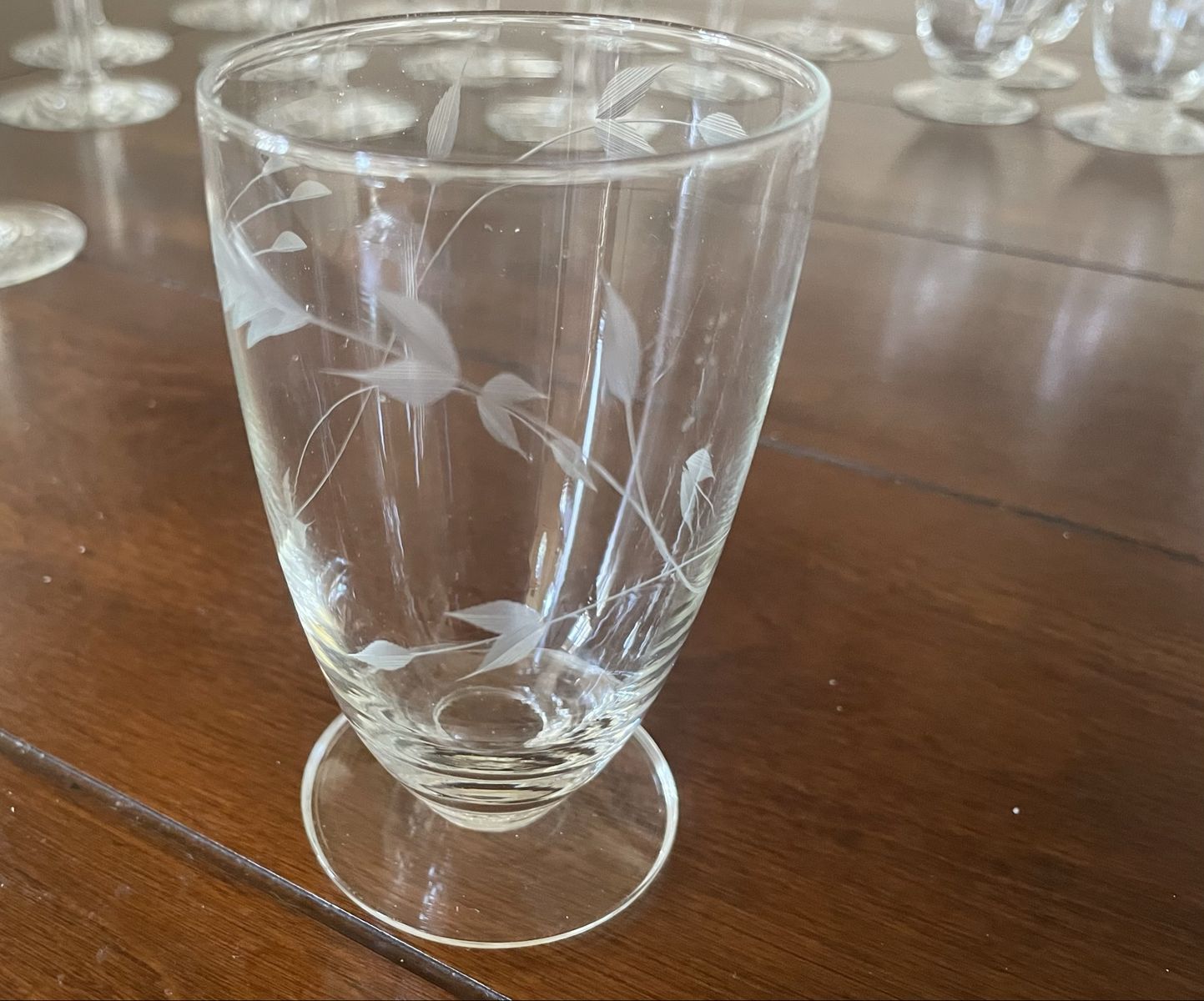 11 1950s Sevron Moonglow Juice Glasses
