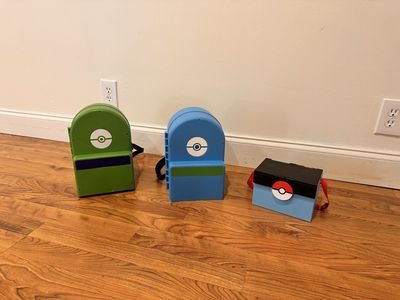 Pokemon Carry Case 3 Play sets