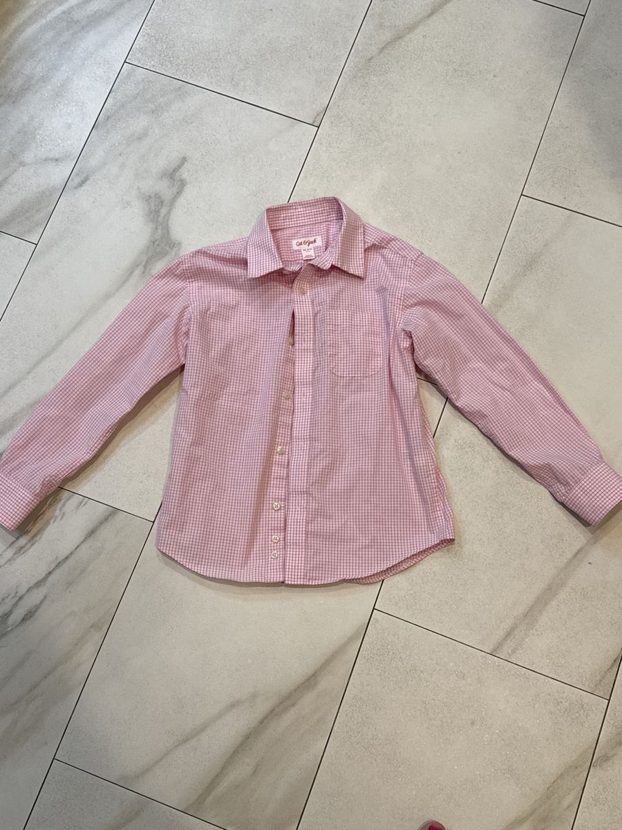 Cat And Jack Size 4–5 Pink Button-Down Shirt