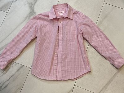Cat And Jack Size 4–5 Pink Button-Down Shirt