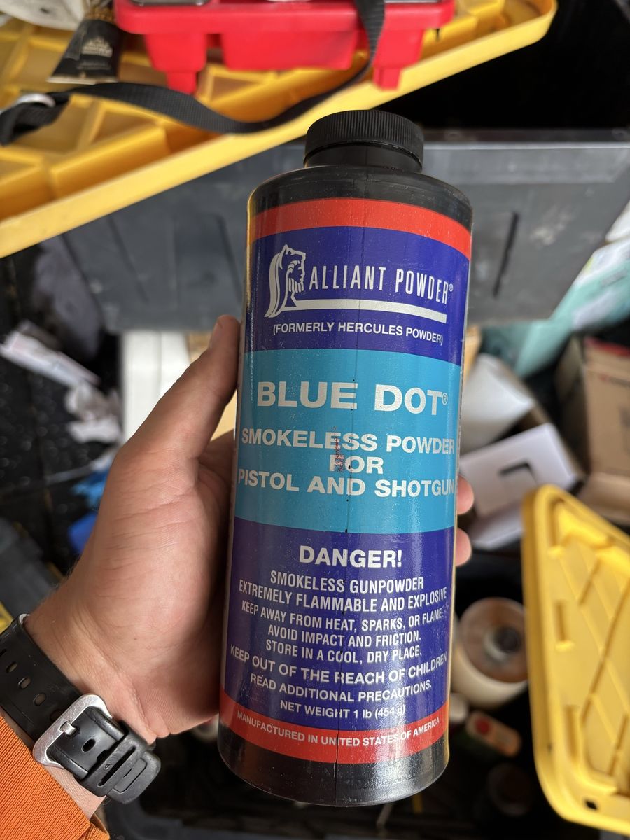 Alliant Powder Blue Dot Smokeless Gunpowder for Pistol & Shotgun