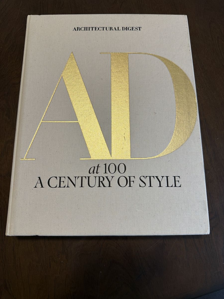 Architectural Digest: AD at 100 - A Century of Style (Hardcover, 2019) Abrams Coffee Table Book