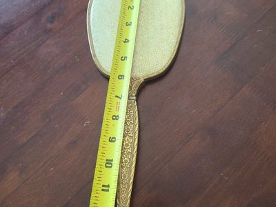 vintage hand vanity mirror