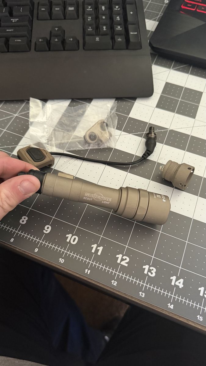 Surefire scout light + unity pad