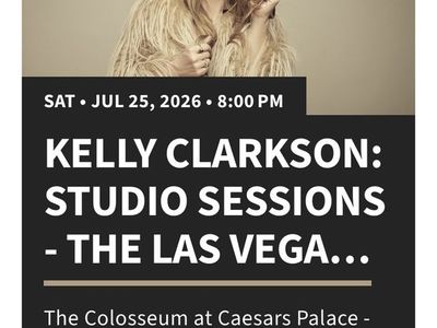 2 Kelly Clarkson Tickets - GA standing Right