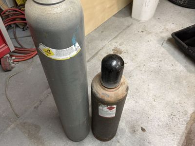 Oxygen Acetylene Torch Setup