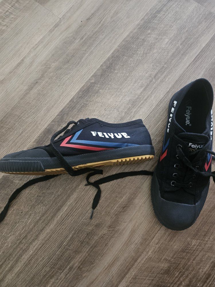Feiyue Classic Black Canvas Martial Arts Shoes Men's Size 7