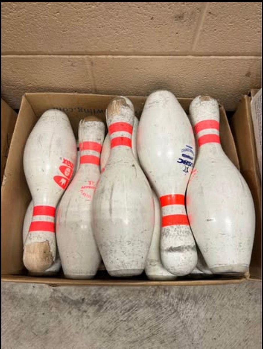 Used bowling pins