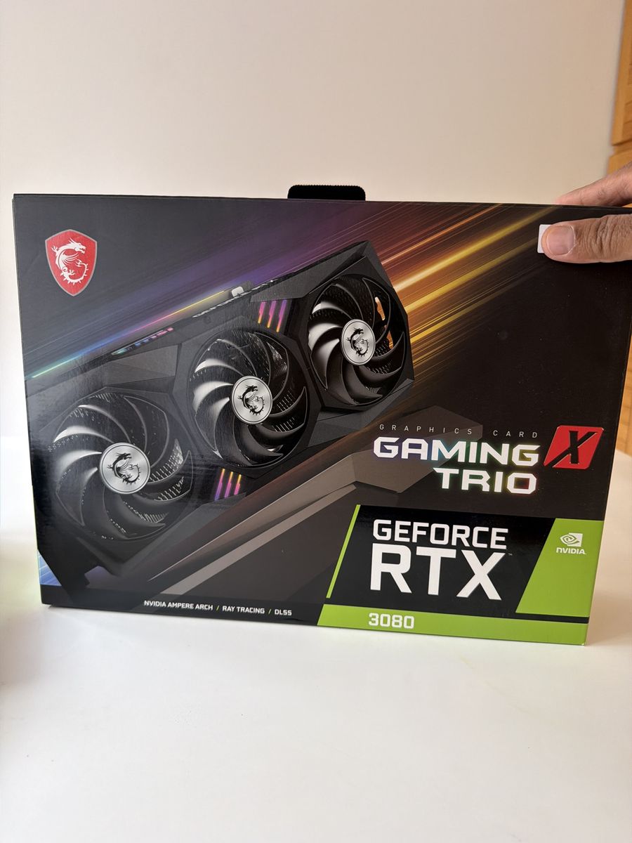 MSI GeForce RTX 3080 Gaming X Trio 10G Graphics Card - NVIDIA Ampere Architecture, Ray Tracing, DLSS