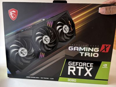 MSI GeForce RTX 3080 Gaming X Trio 10G Graphics Card - NVIDIA Ampere Architecture, Ray Tracing, DLSS