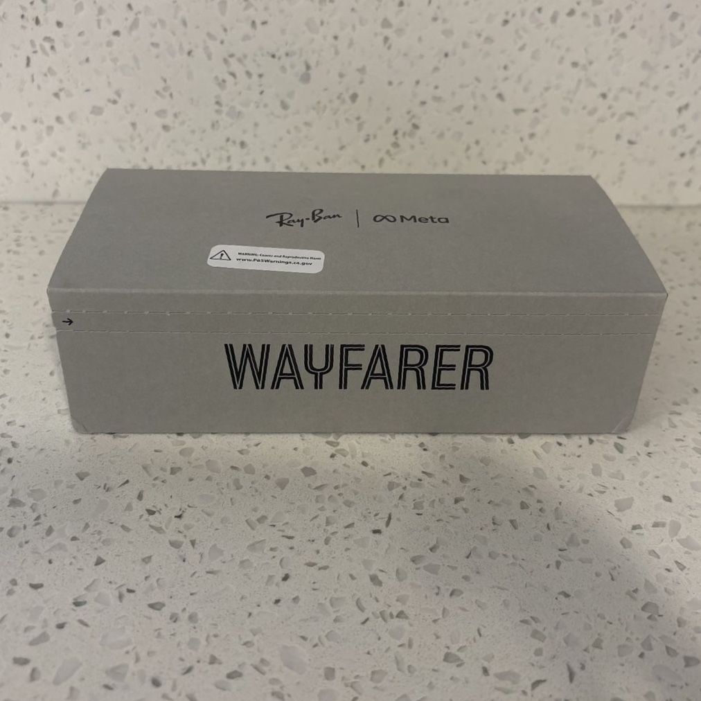 Brand New Sealed: Ray-Ban Meta Smart Glasses - Wayfarer (Matte Black/Polarized)