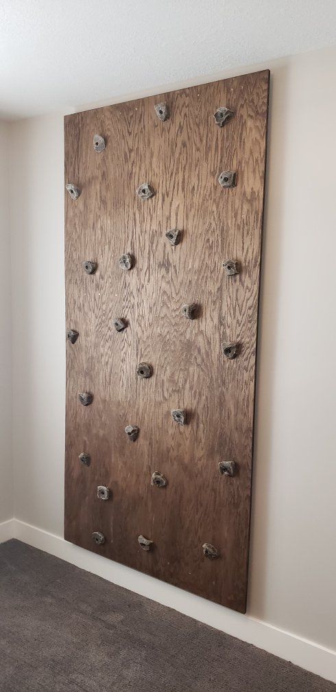 Indoor Rock Climbing Wall & Ninja Warrior Training Setup - Climbing Holds & Accessories Included