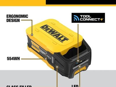 NEW DeWALT POWERSHIFT™ Starter Kit - 554Wh Battery
