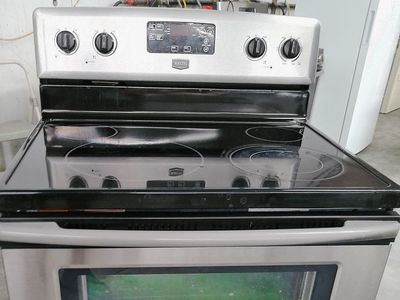Maytag Stainless Steel Smooth Top Stove~90 Day Guarantee