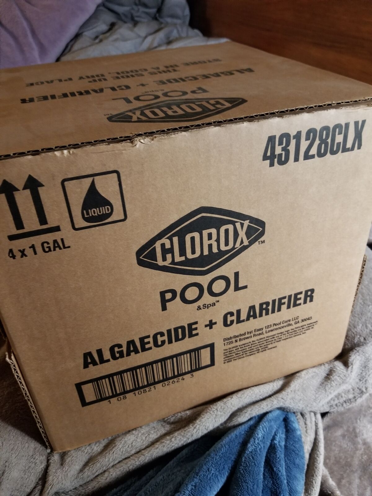 Clorox Pool&Spa Algaecide + Clarifier 1gal ea 4pk - Unopened