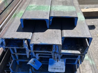 Bargain Priced Channel!! Secondary Steel Channel – 4" x 5.4lb per ft–x 20' $59.95 each