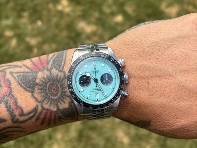 UNWORN Tudor Black Bay Chrono “Flamingo” Turquoise 41mm