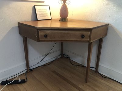 Mid Century Corner Desk