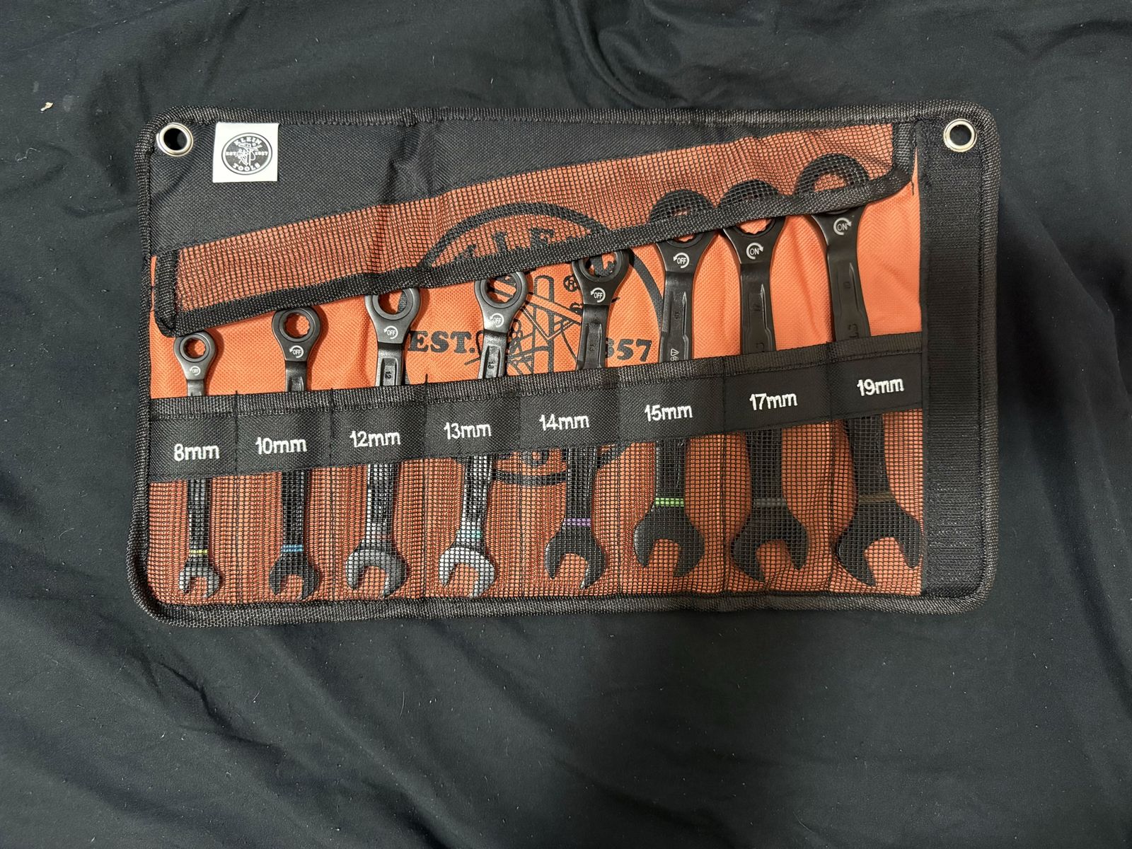 Klein Tools 90-tooth ratcheting Combo Wrench Set