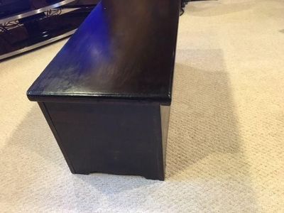 Black Wood Hope Chest